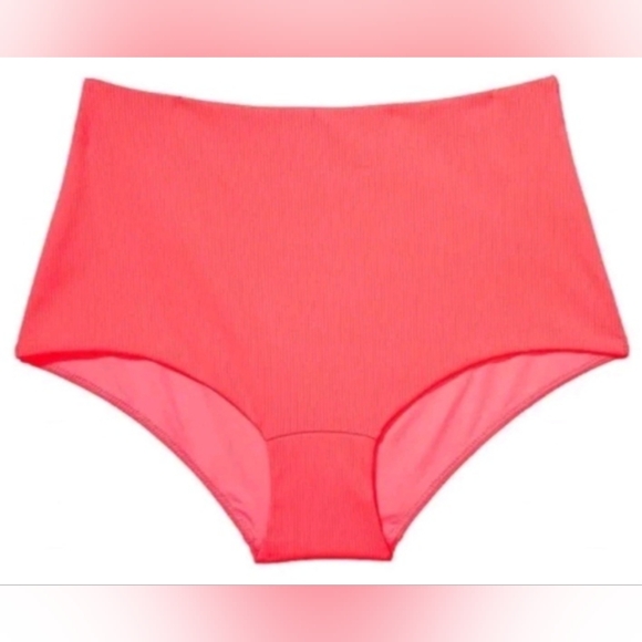 M XXL 🤎SALE VS Swim HighWaist Boyshort Bikini Bottom Orange - Picture 1 of 2